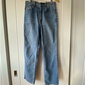 Abercrombie & Fitch - ankle straight ultra high rise -size 26